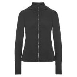 Women's Black Zip-Up Hoodie